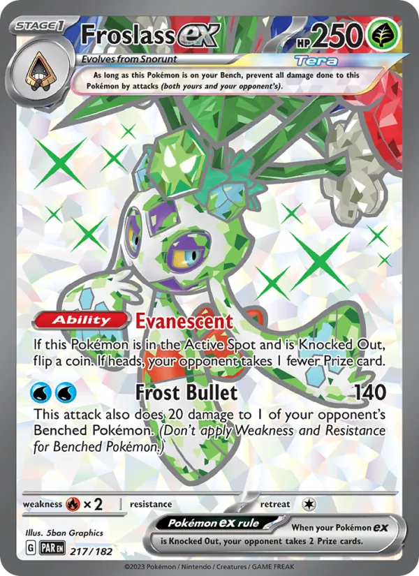Froslass ex 217/182 — Paradox Rift