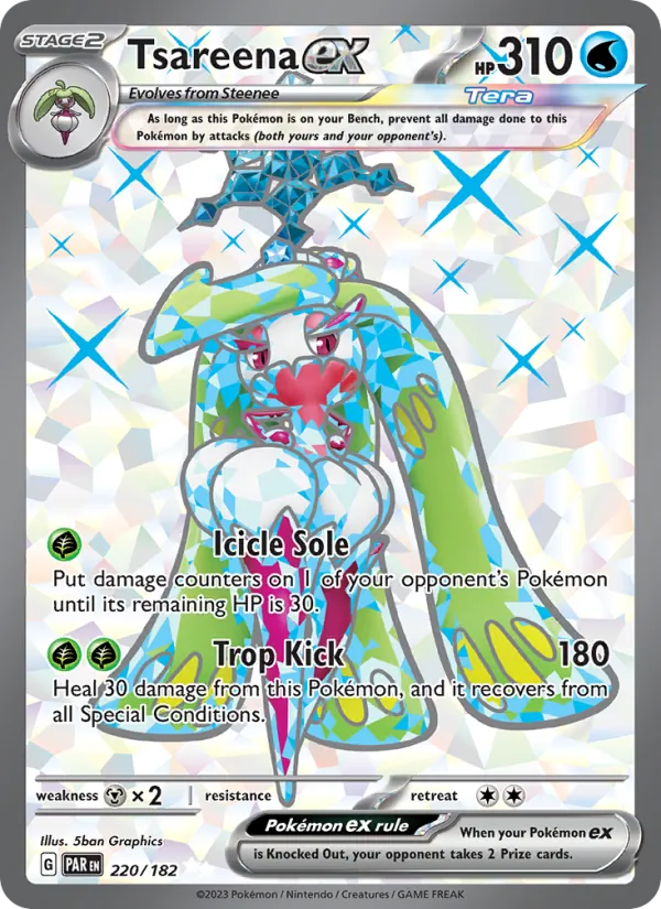 Tsareena ex 220/182 — Paradox Rift