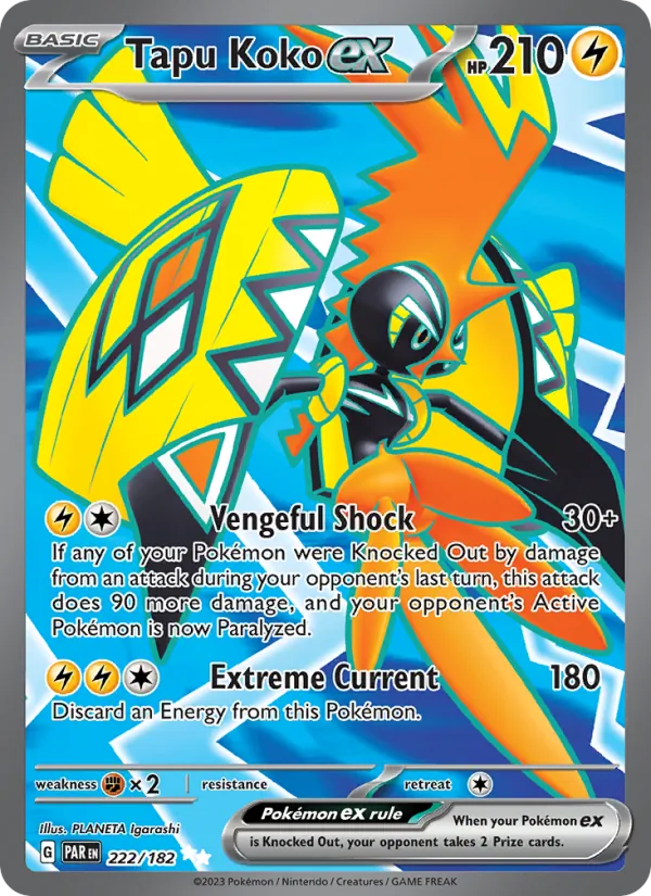 Tapu Koko ex 222/182 — Paradox Rift