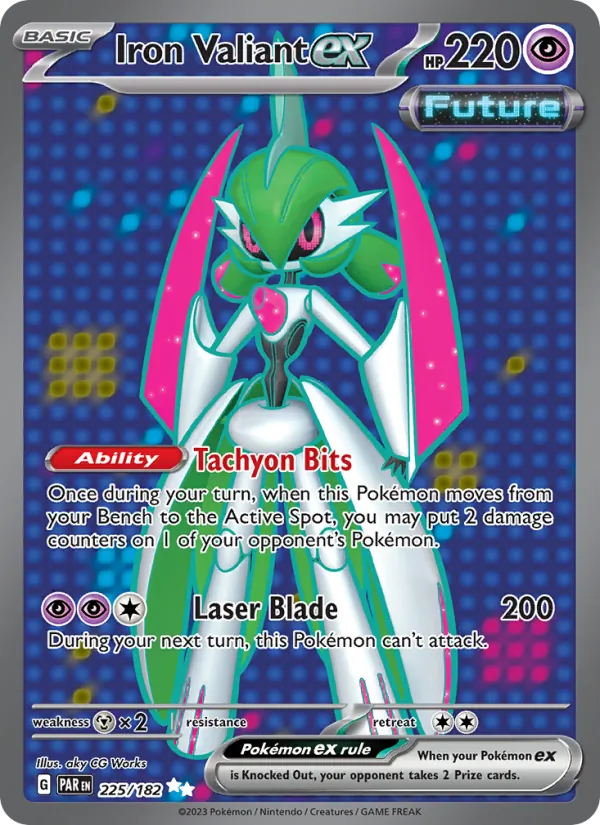 Iron Valiant ex 225/182 — Paradox Rift