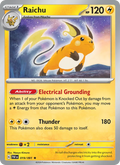 Raichu 019/91 — Paldean Fates