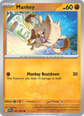 Mankey 045/91 — Paldean Fates