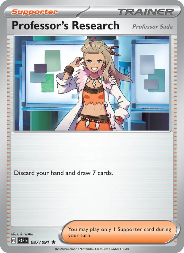 Professor's Research 087/91 — Paldean Fates