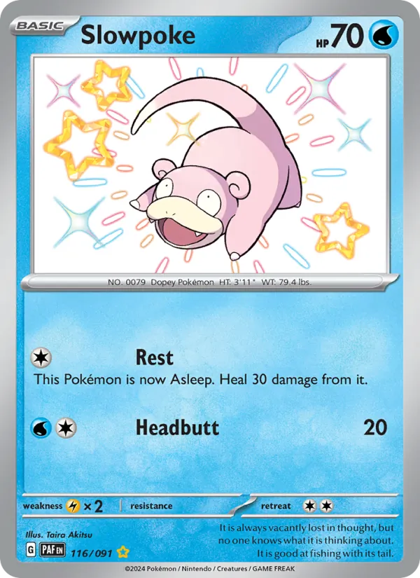 Slowpoke 116/91 — Paldean Fates
