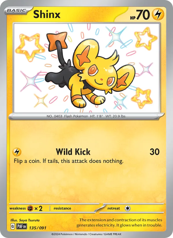 Shinx 135/91 — Paldean Fates