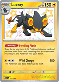 Luxray 137/91 — Paldean Fates