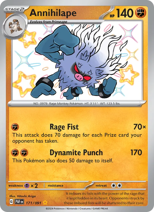 Annihilape 171/91 — Paldean Fates