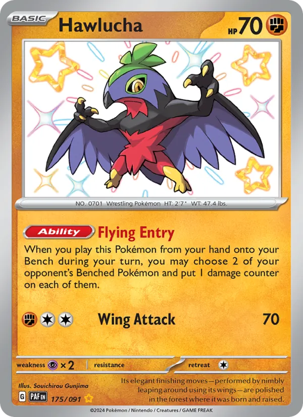 Hawlucha 175/91 — Paldean Fates