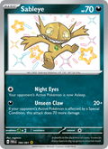 Sableye 184/91 — Paldean Fates
