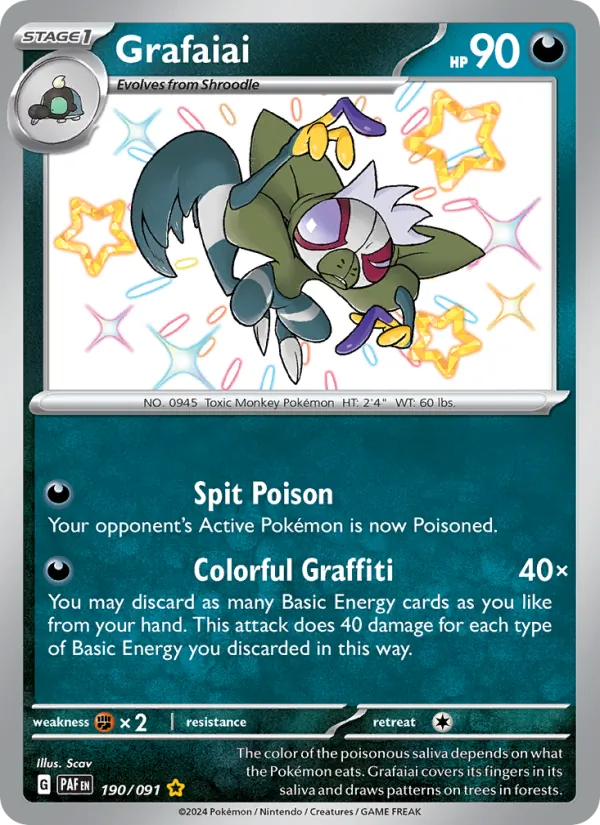 Grafaiai 190/91 — Paldean Fates