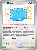 Ditto 201/91 — Paldean Fates