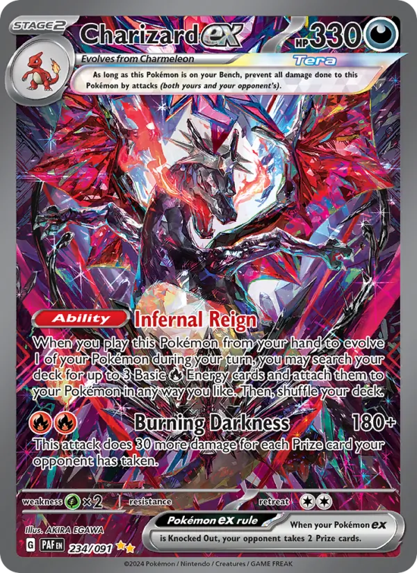Charizard ex 234/91 — Paldean Fates