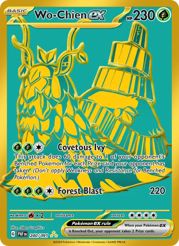 Wo-Chien ex 240/91 — Paldean Fates