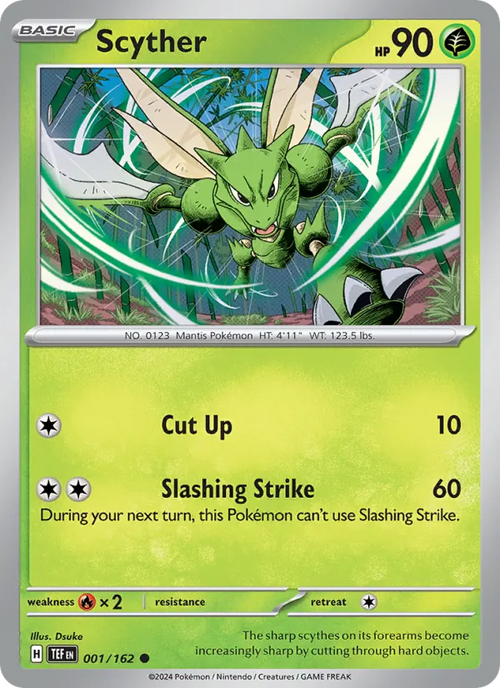 Scyther 001/162 — Temporal Forces