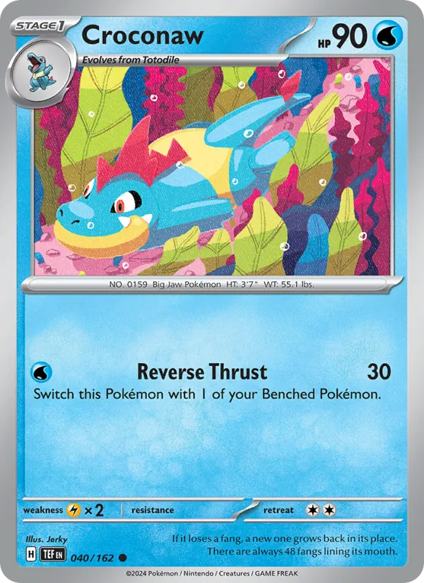 Croconaw 040/162 — Temporal Forces