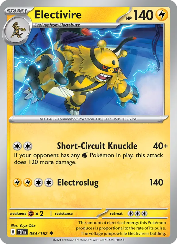 Electivire 054/162 — Temporal Forces