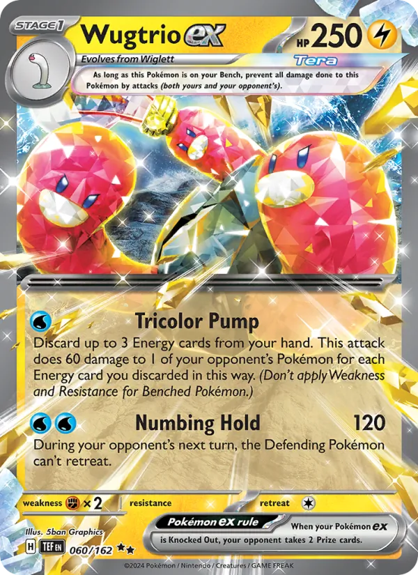 Wugtrio ex 060/162 — Temporal Forces