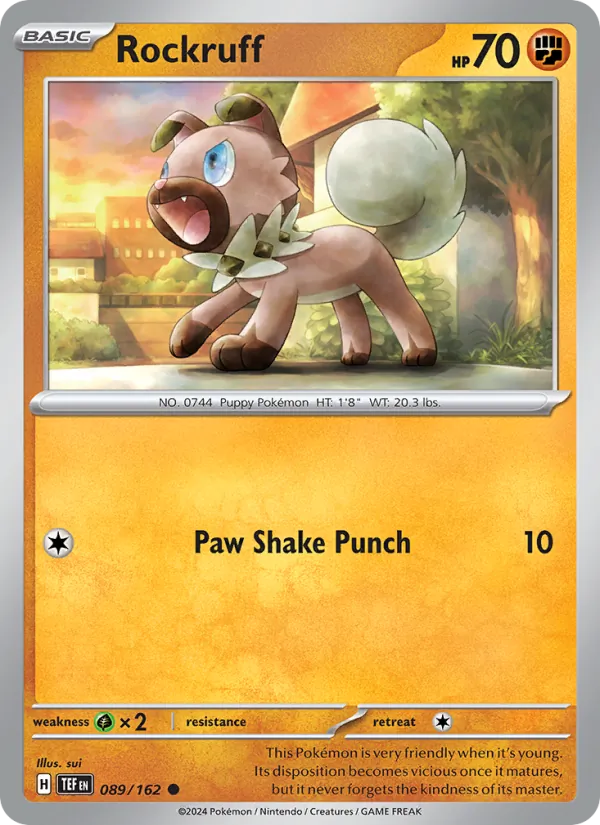 Rockruff 089/162 — Temporal Forces