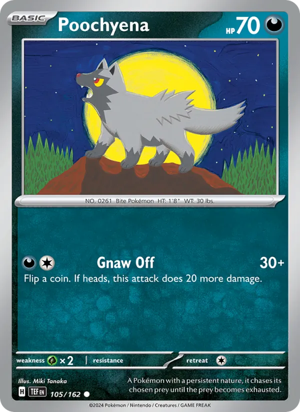 Poochyena 105/162 — Temporal Forces