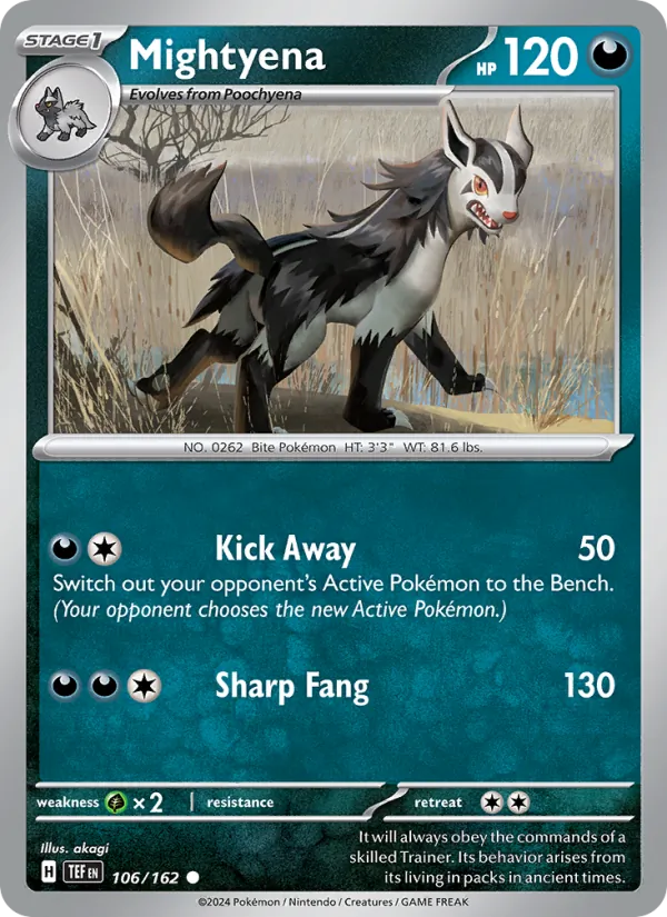 Mightyena 106/162 — Temporal Forces