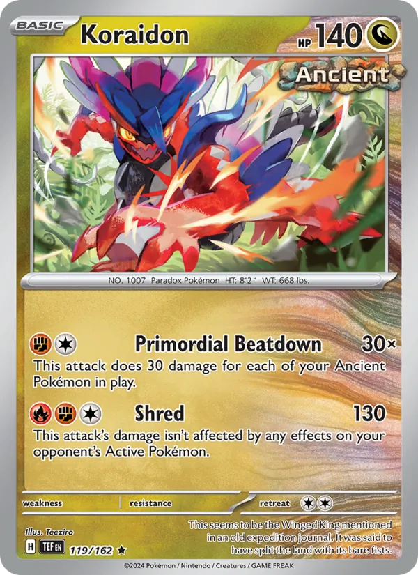 Koraidon 119/162 — Temporal Forces