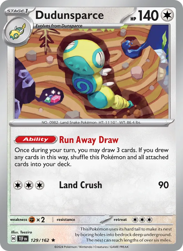 Dudunsparce 129/162 — Temporal Forces