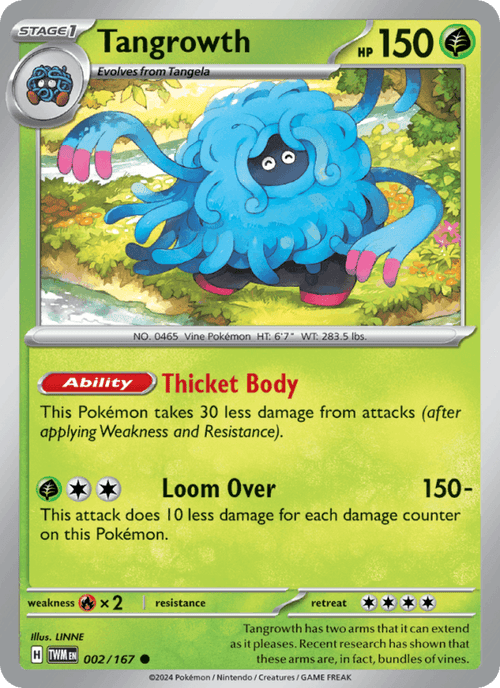 Tangrowth 002/167 — Twilight Masquerade