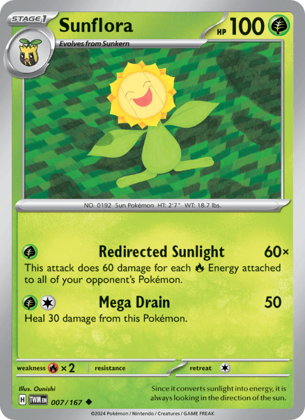 Sunflora 007/167 — Twilight Masquerade