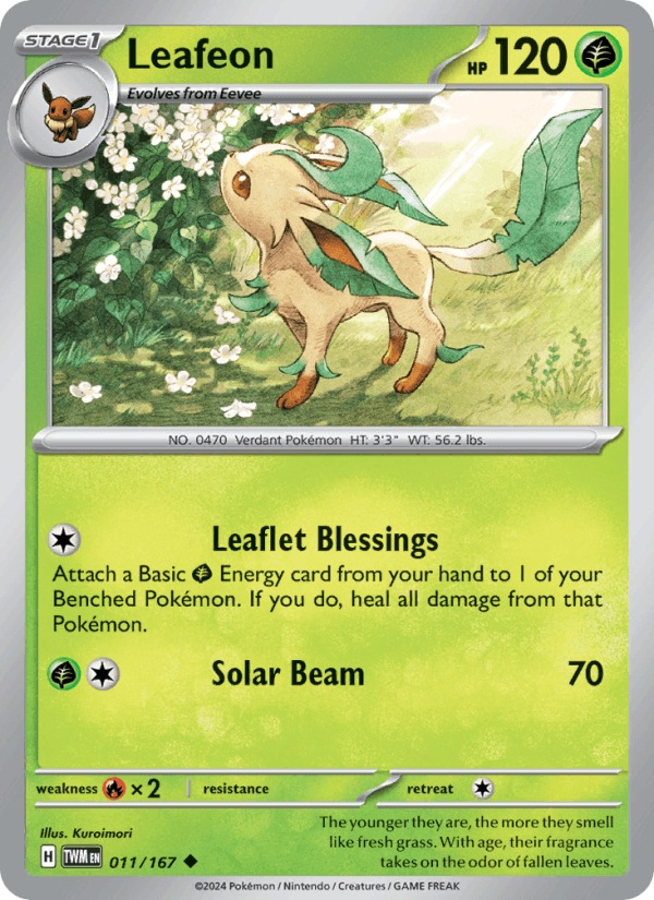 Leafeon 011/167 — Twilight Masquerade