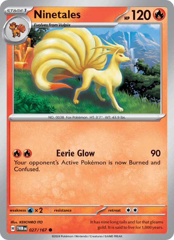 Ninetales 027/167 — Twilight Masquerade