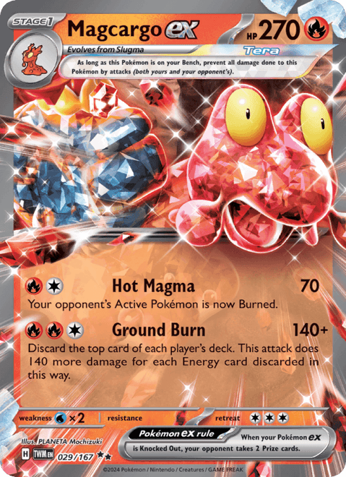 Magcargo ex 029/167 — Twilight Masquerade