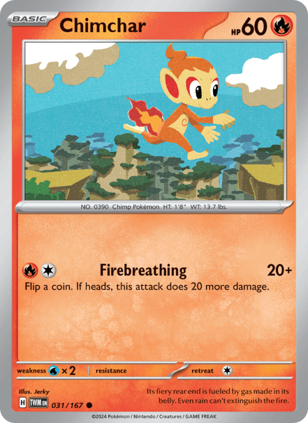 Chimchar 031/167 — Twilight Masquerade