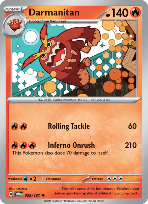 Darmanitan 035/167 — Twilight Masquerade