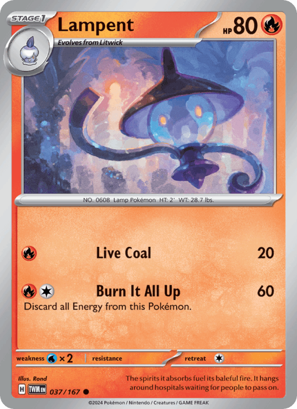 Lampent 037/167 — Twilight Masquerade