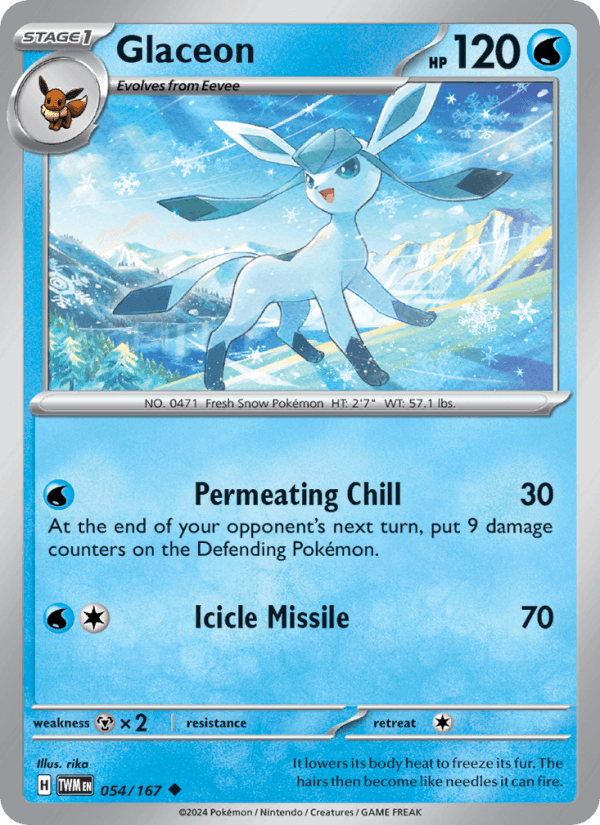 Glaceon 054/167 — Twilight Masquerade