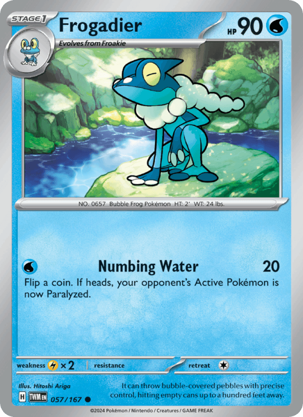 Frogadier 057/167 — Twilight Masquerade