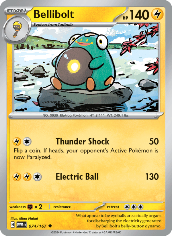 Bellibolt 074/167 — Twilight Masquerade