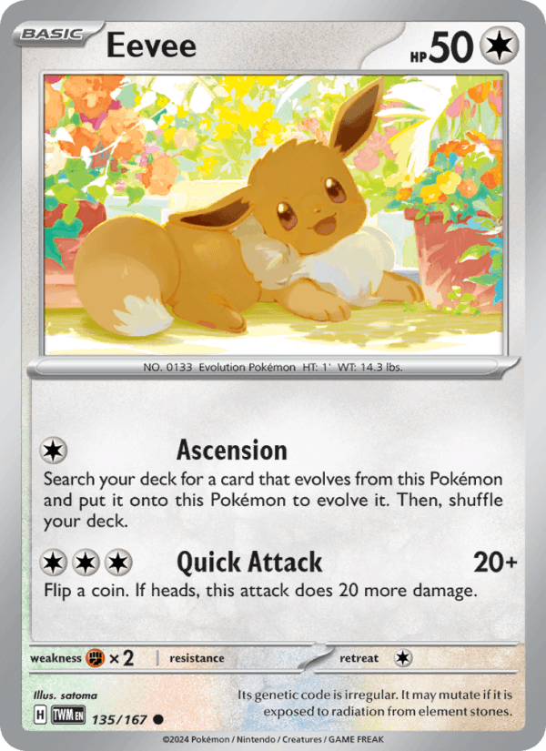 Eevee 135/167 — Twilight Masquerade