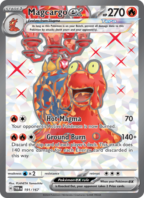 Magcargo ex 191/167 — Twilight Masquerade