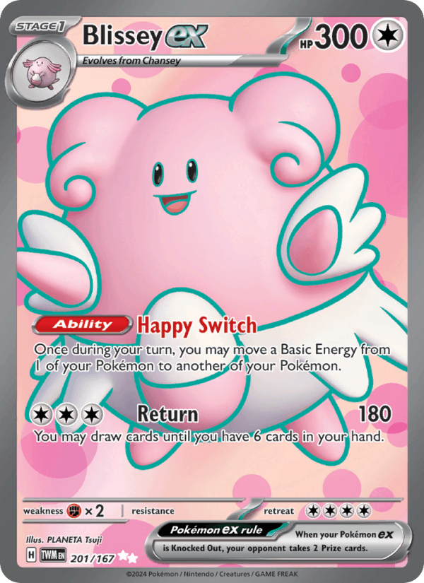 Blissey ex 201/167 — Twilight Masquerade