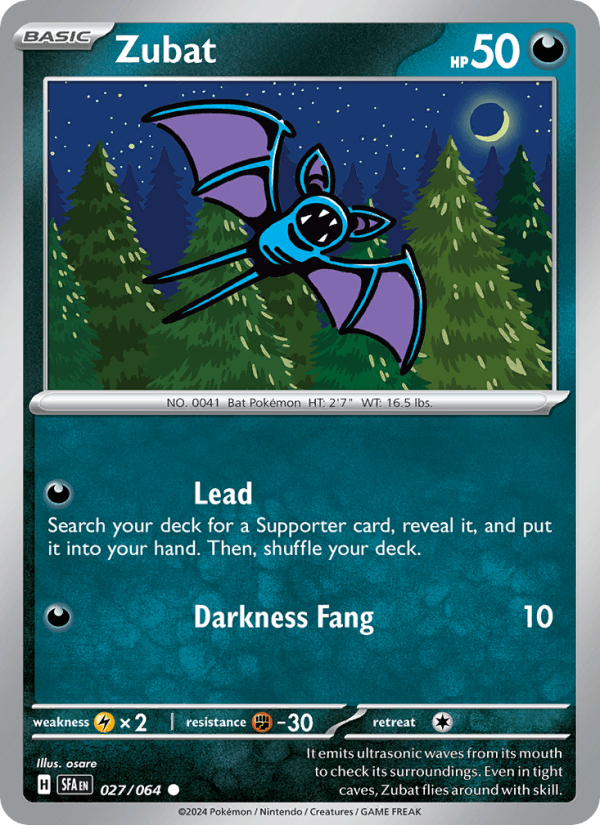 Zubat 027/64 — Shrouded Fable