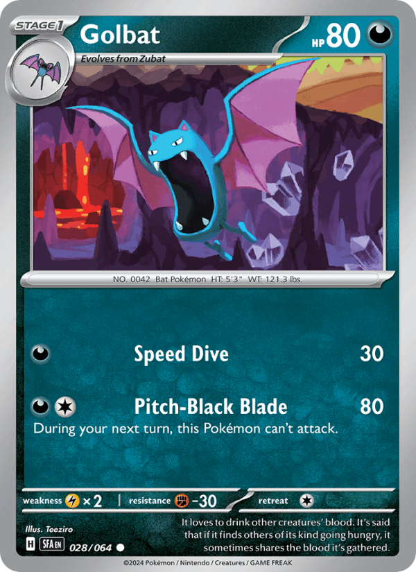 Golbat 028/64 — Shrouded Fable