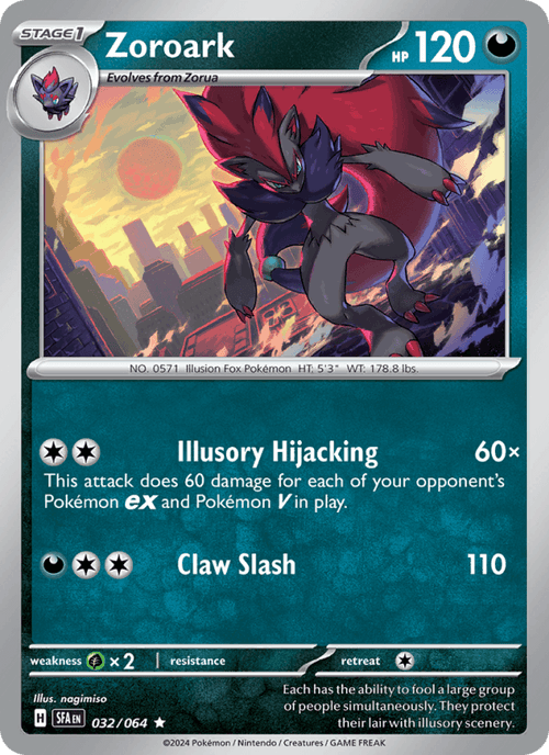 Zoroark 032/64 — Shrouded Fable