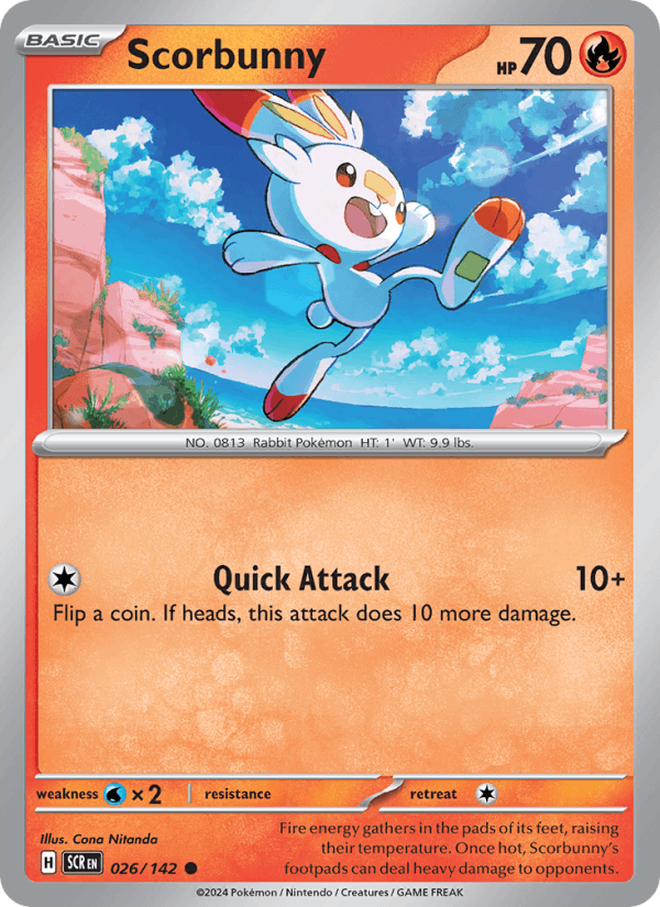 Scorbunny 026/142 — Stellar Crown