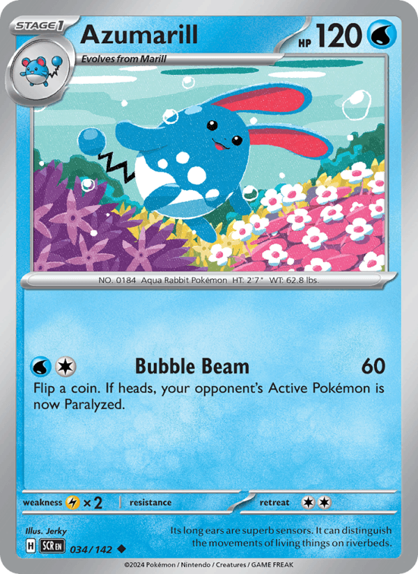 Azumarill 034/142 — Stellar Crown