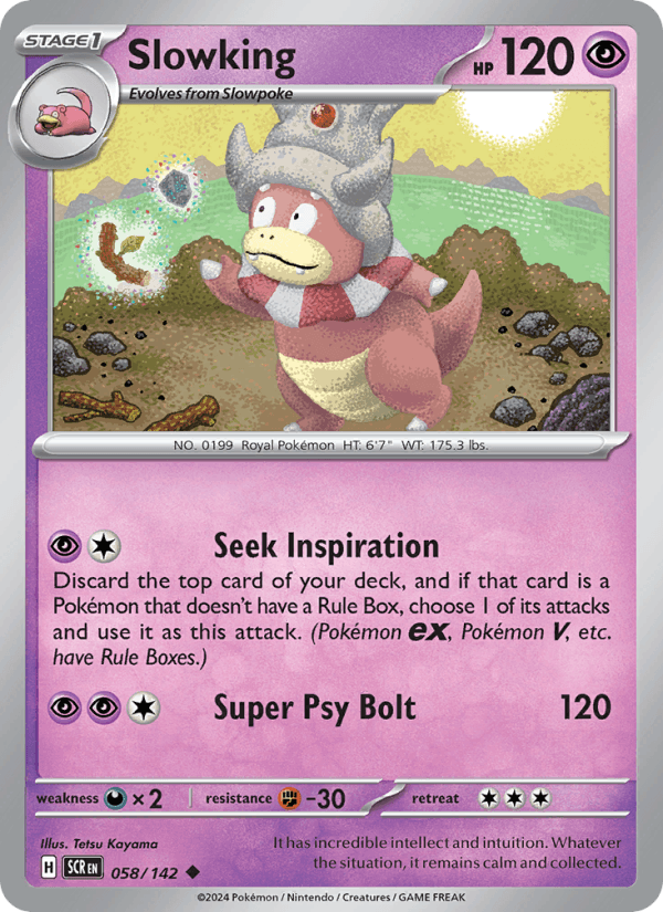 Slowking 058/142 — Stellar Crown