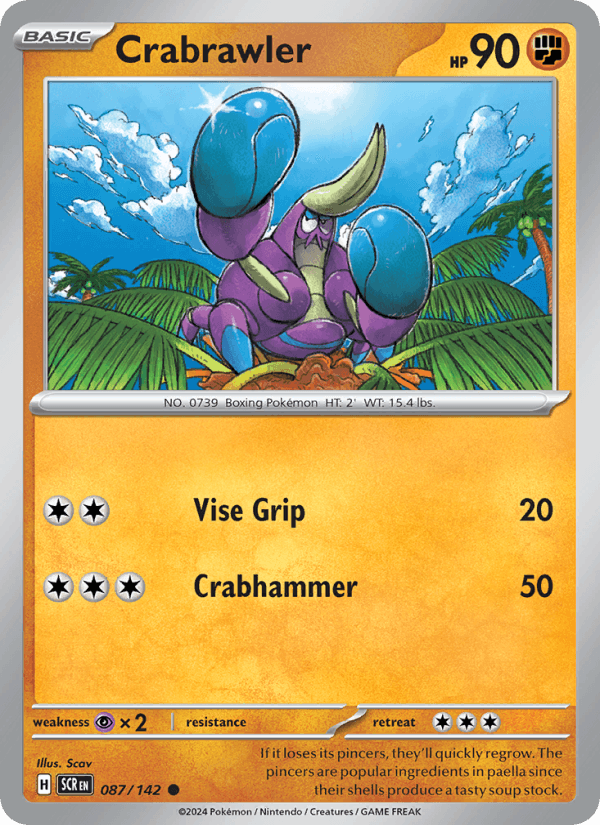Crabrawler 087/142 — Stellar Crown