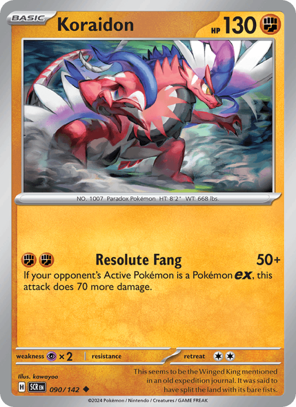 Koraidon 090/142 — Stellar Crown