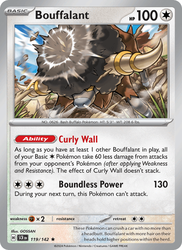 Bouffalant 119/142 — Stellar Crown