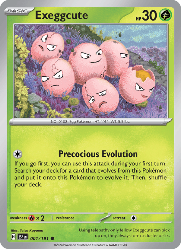 Exeggcute 001/191 — Surging Sparks